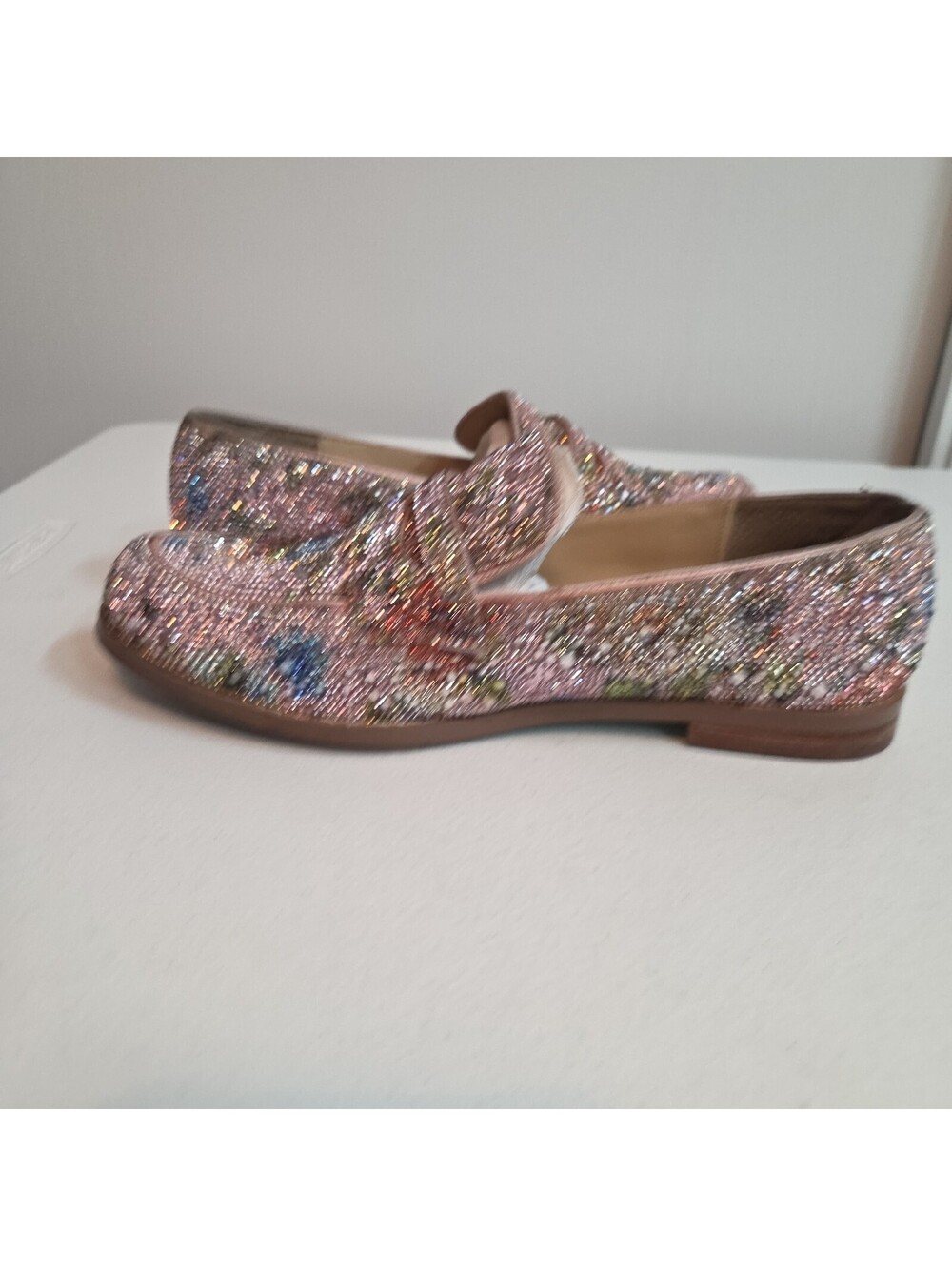 women's Betsey Johnson aron rhinestone loafers size 9 - Picture 6 of 14